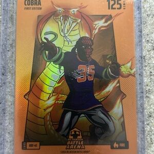 Bo Jackson Battle Arena Cobra Orange Fire Battlefoil Kevin Durant 1st Edition SP